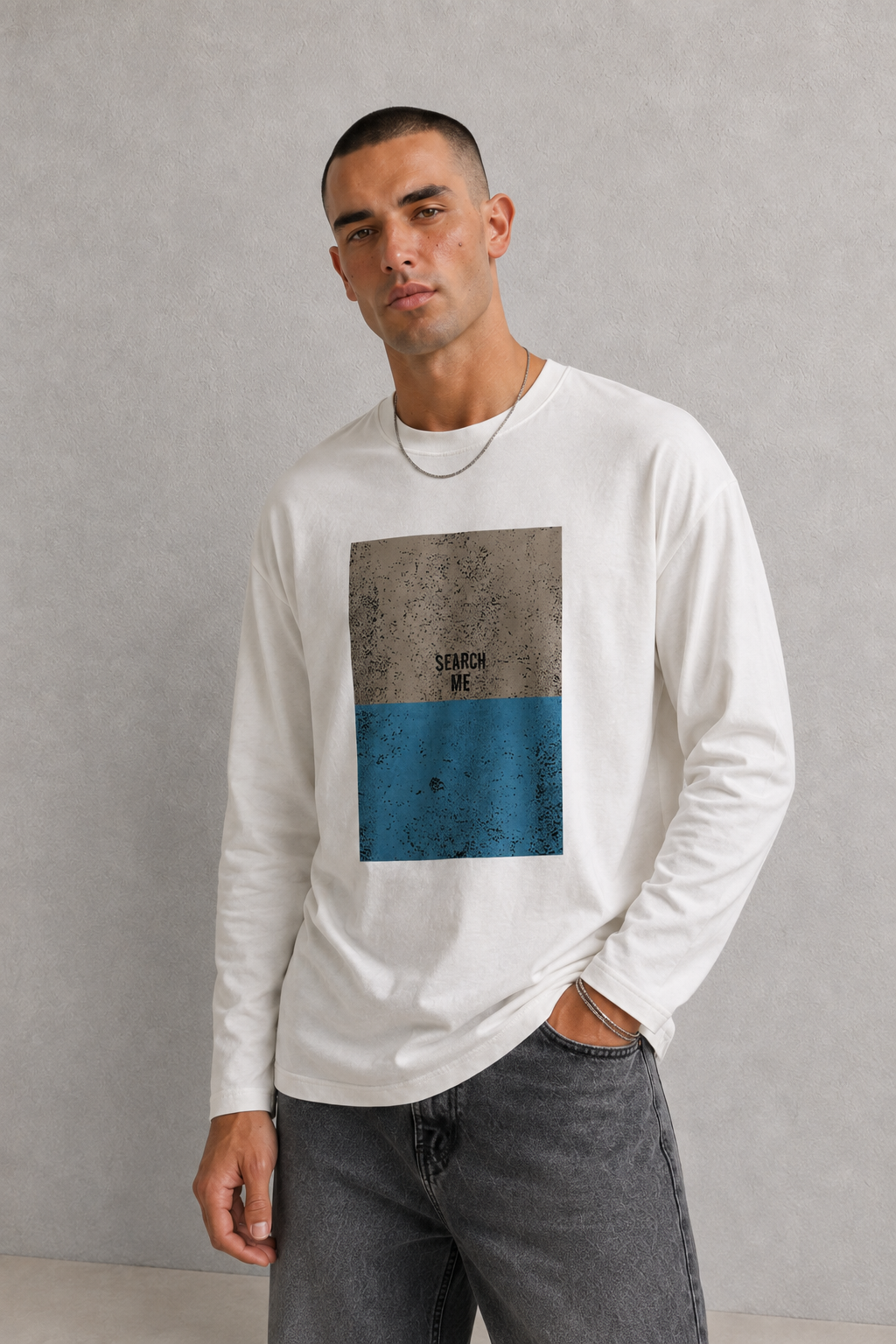 Camiseta manga larga SEARCH ME