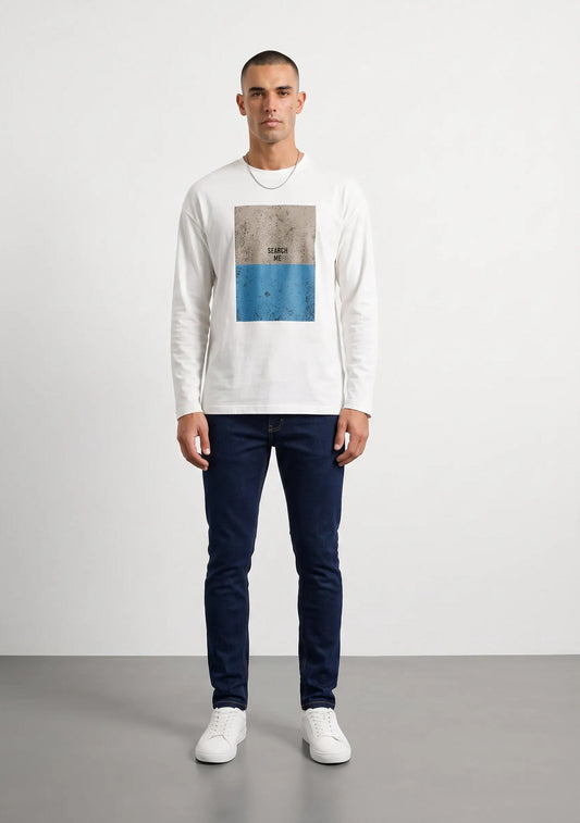 Jeans skinny lavado oscuro