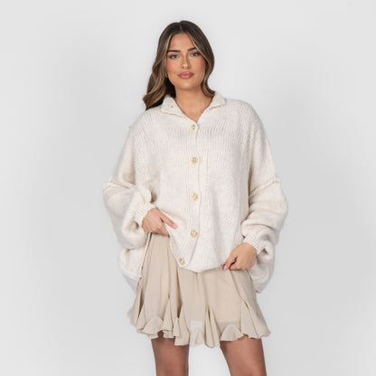Cárdigan Holgado "Glamour Acogedor"