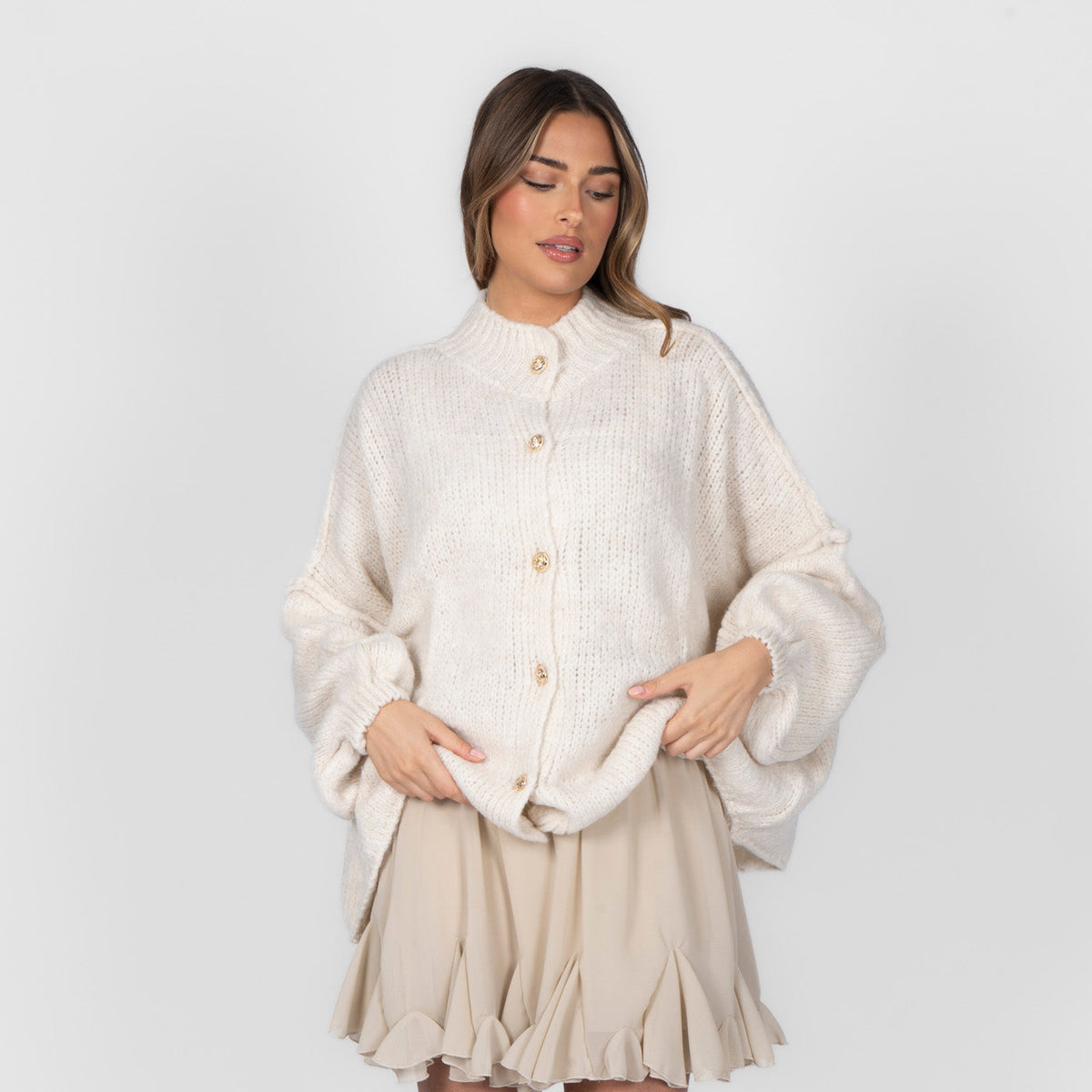 Cárdigan Holgado "Glamour Acogedor"