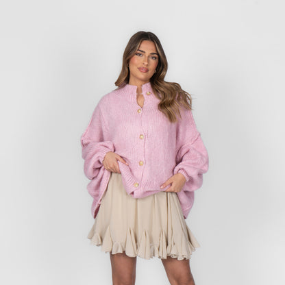 Cárdigan Holgado "Glamour Acogedor"