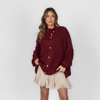Cárdigan Holgado "Glamour Acogedor"