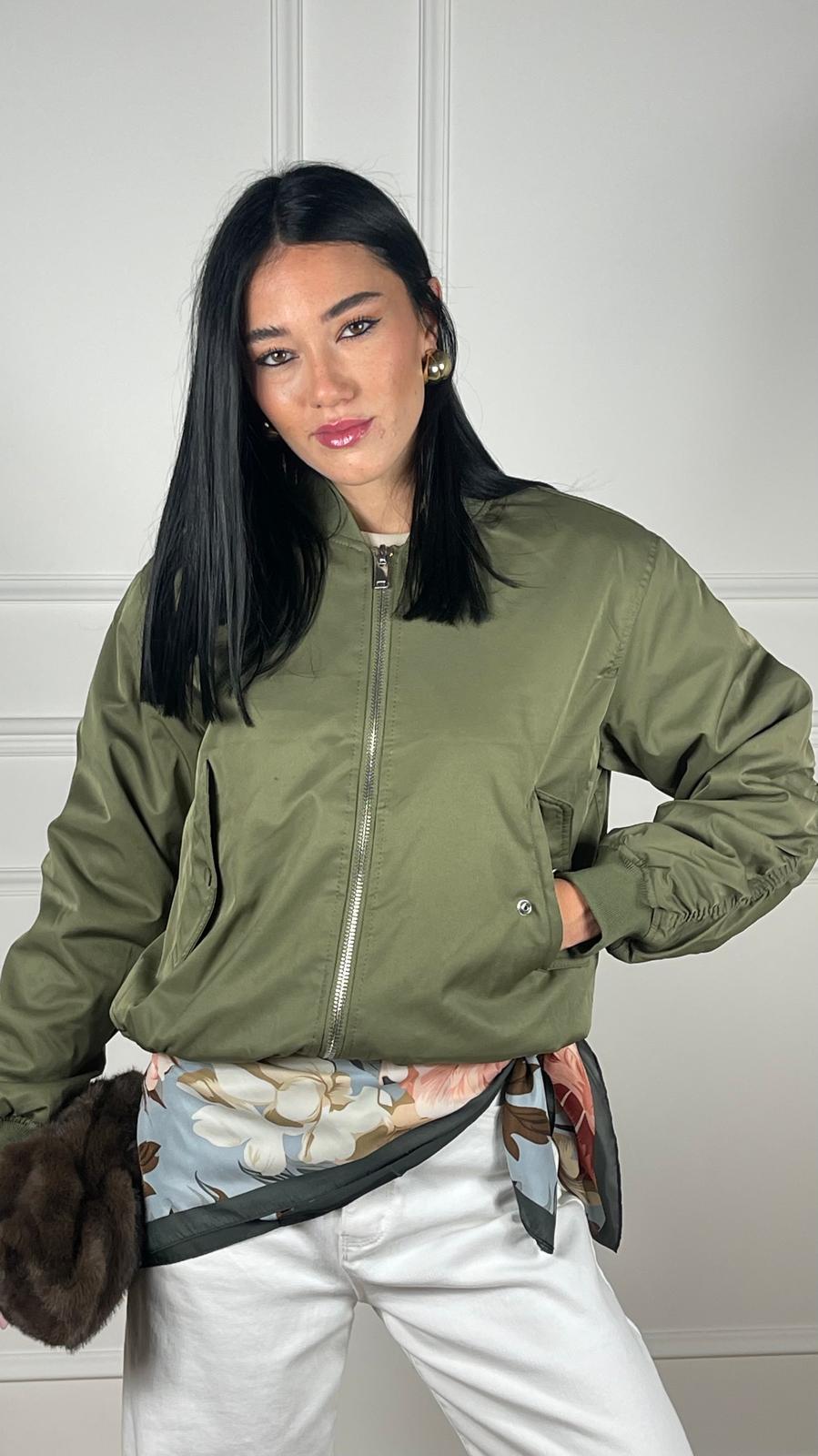 Cazadora bomber militar