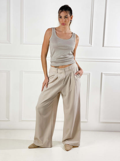 Pantalón Miami de raya diplomática