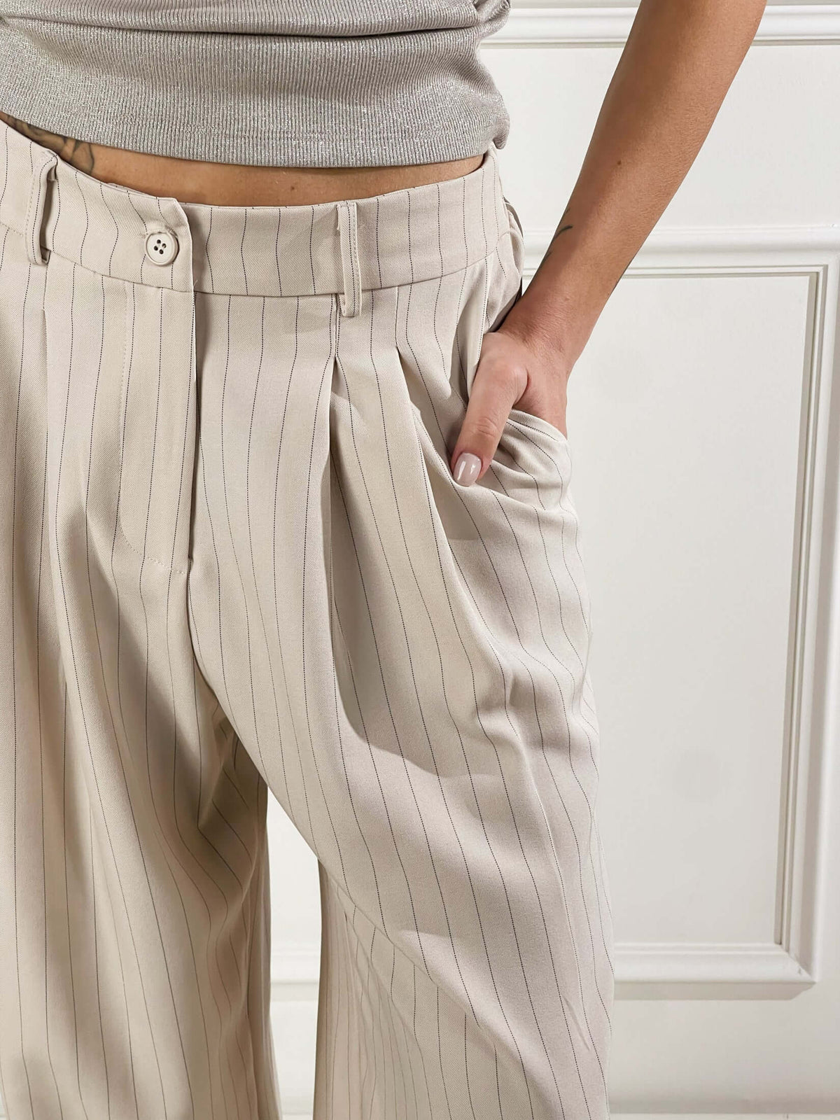Pantalón Miami de raya diplomática