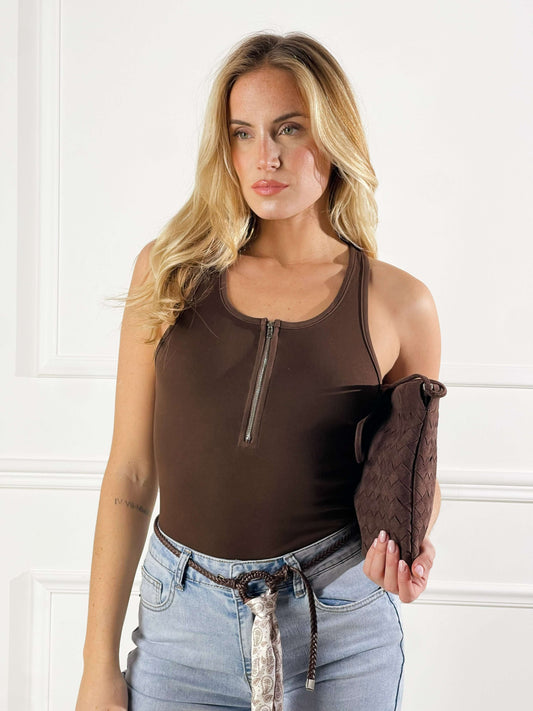 Body con cremallera