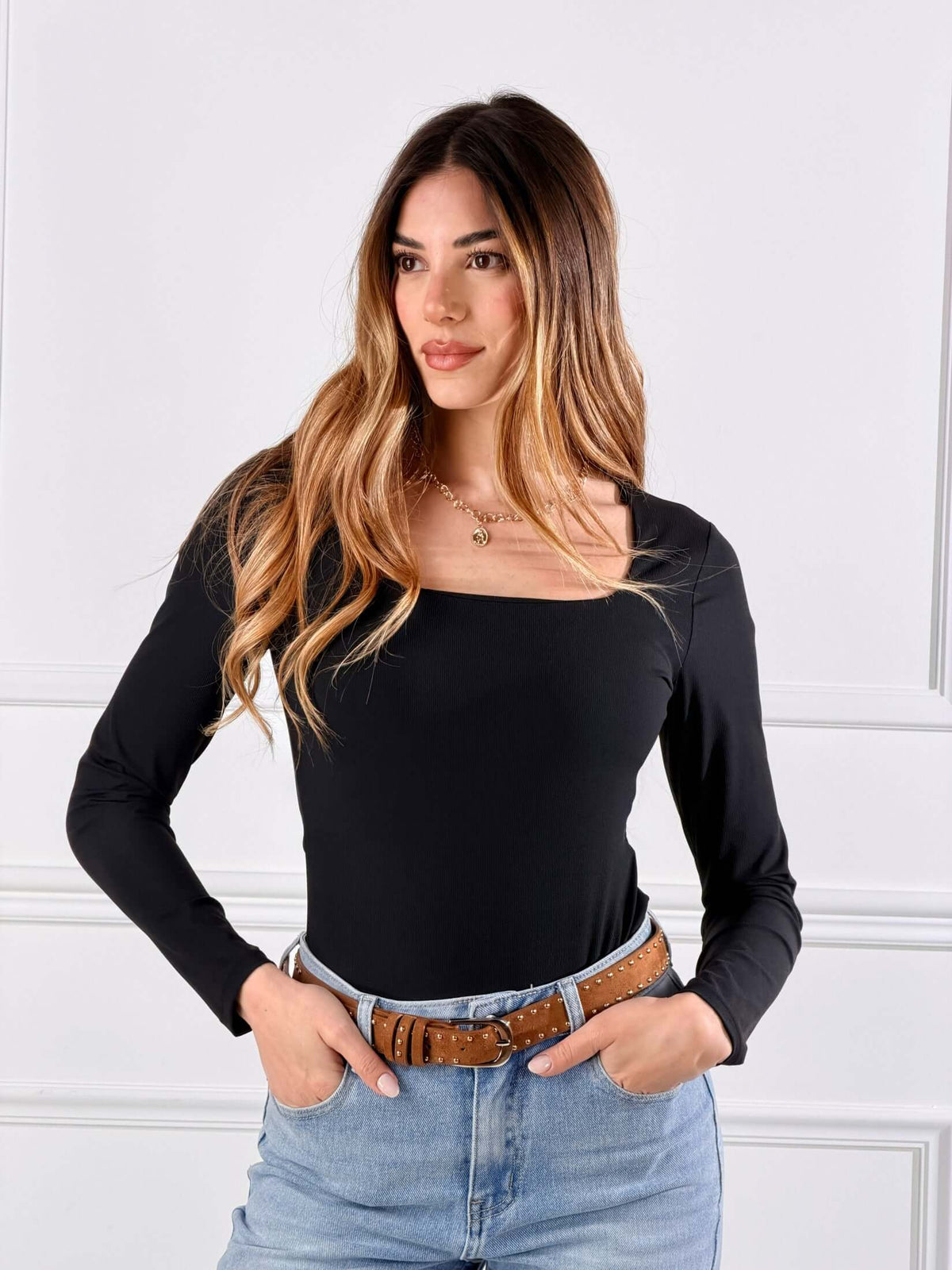 Body Meslissa escote cuadrado