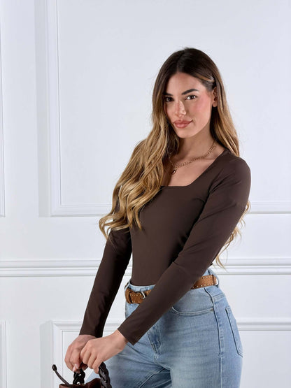 Body Meslissa escote cuadrado