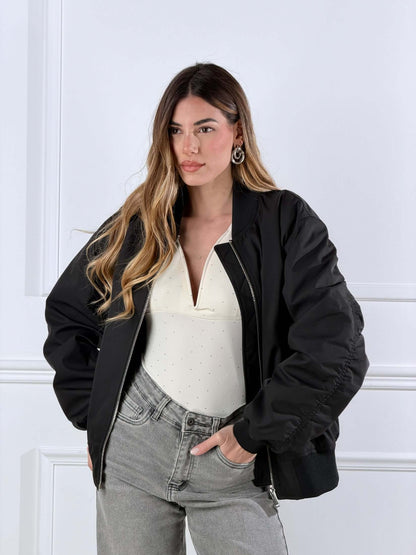 Body escote de corazón con micro strass