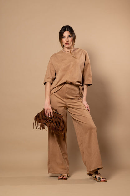 Pantalón efecto ante