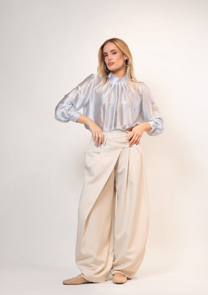 Blusa iridiscente