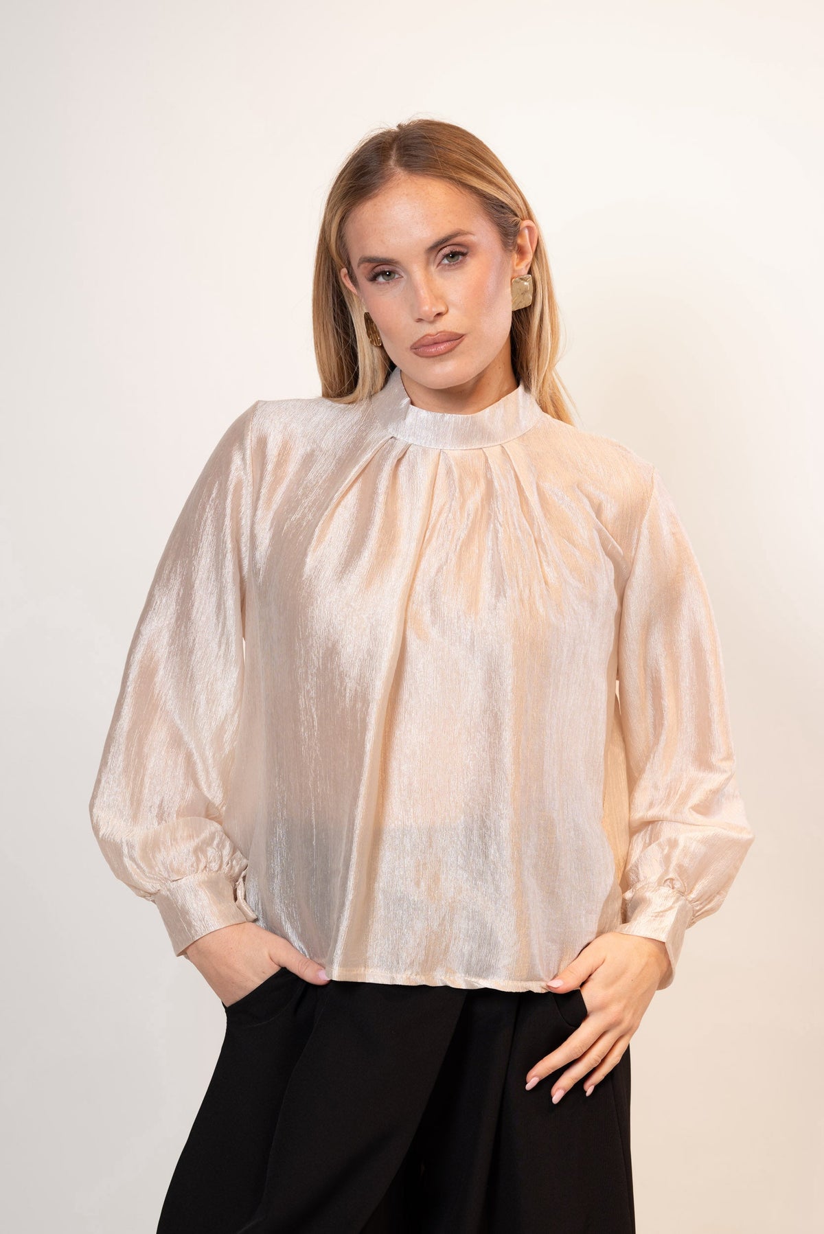 Blusa iridiscente