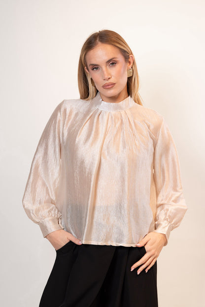 Blusa iridiscente