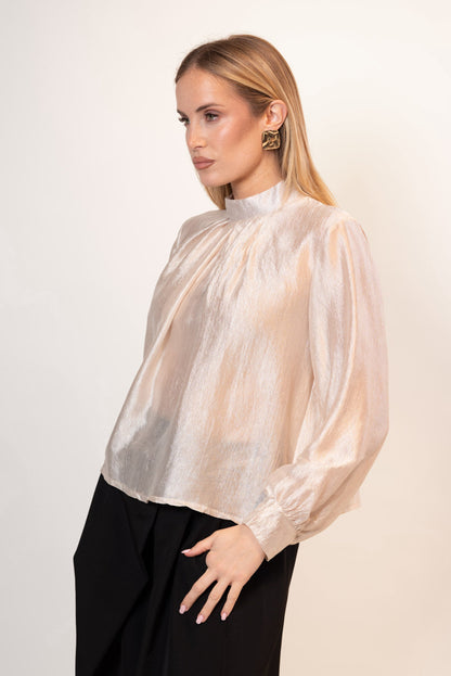 Blusa iridiscente
