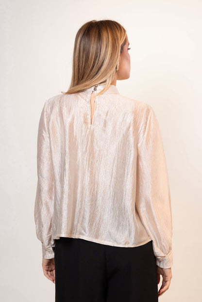 Blusa iridiscente