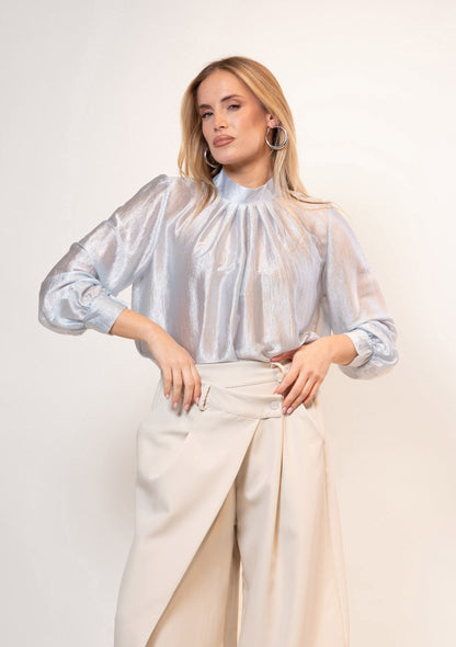 Blusa iridiscente