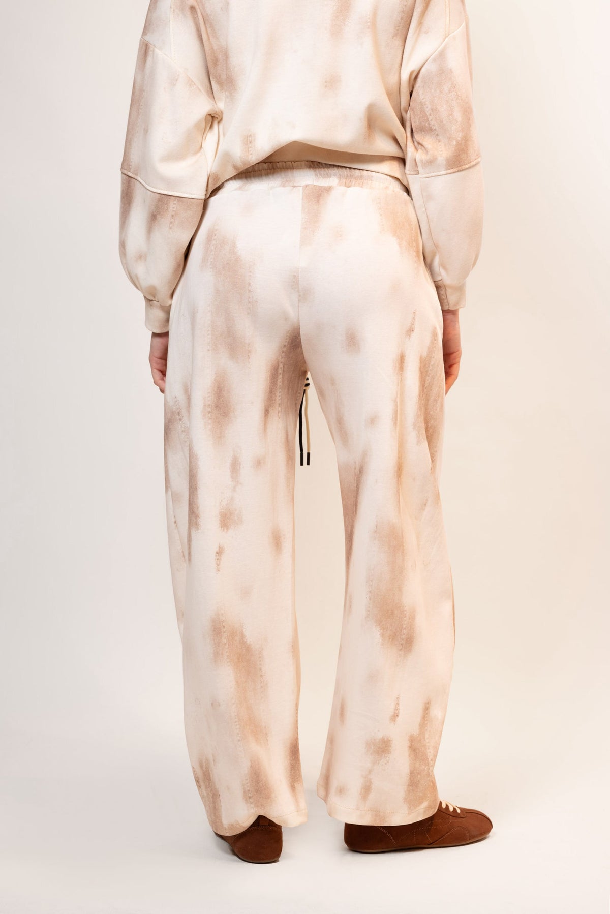 Pantalón de felpa tie-dye