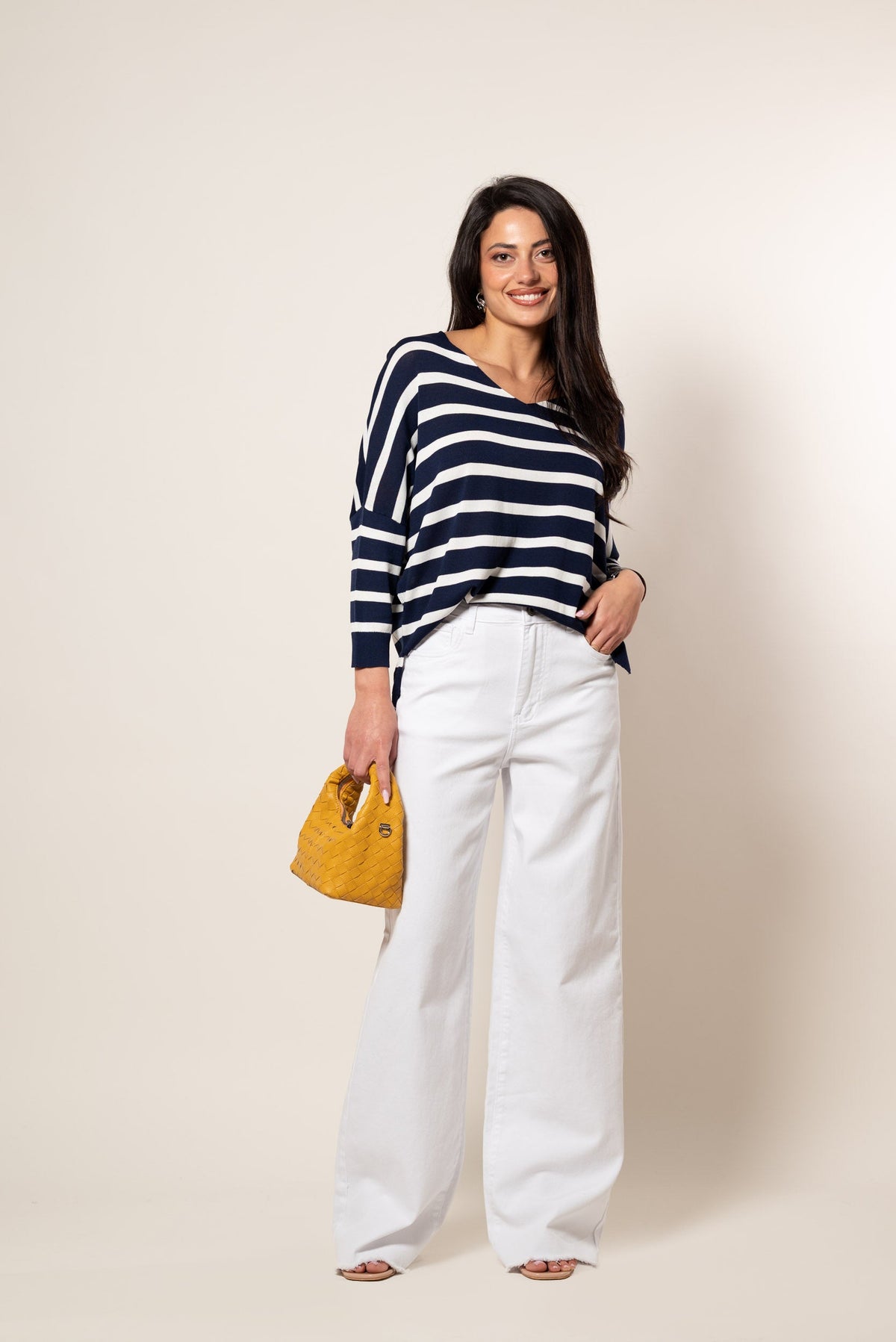 Jeans de color wide leg