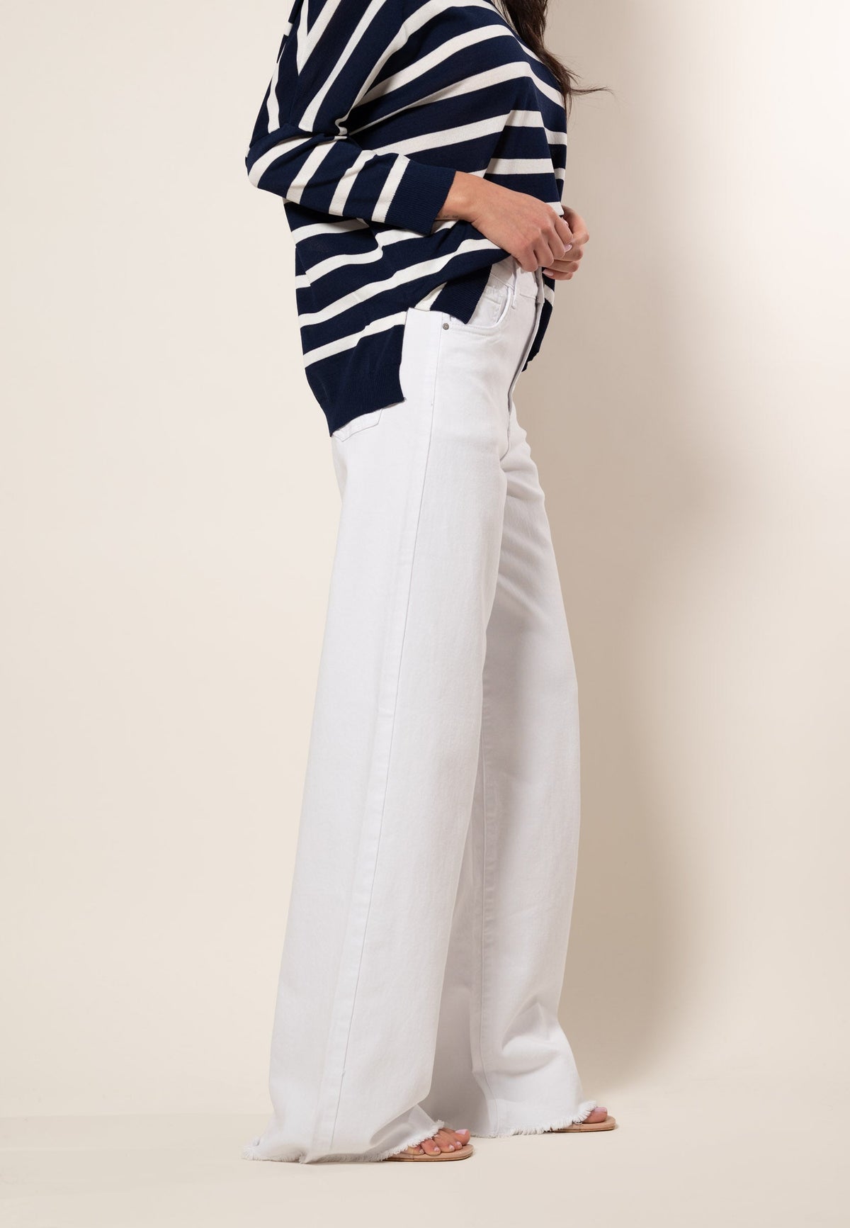 Jeans de color wide leg