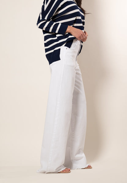 Jeans de color wide leg