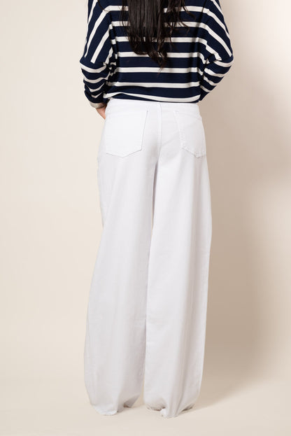 Jeans de color wide leg