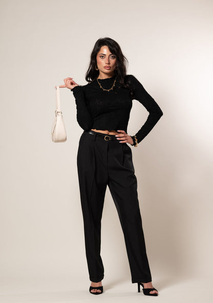 Pantalón con cinturón