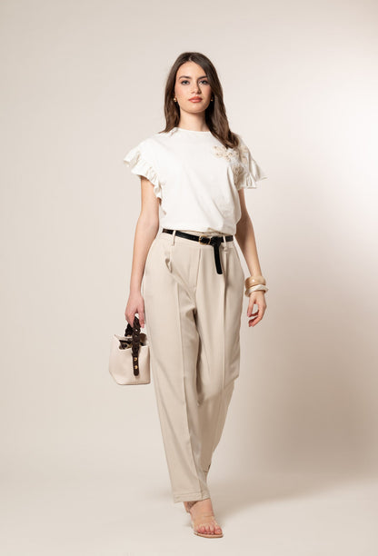 Pantalón con cinturón