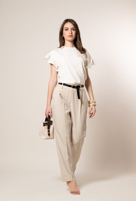 Pantalón con cinturón