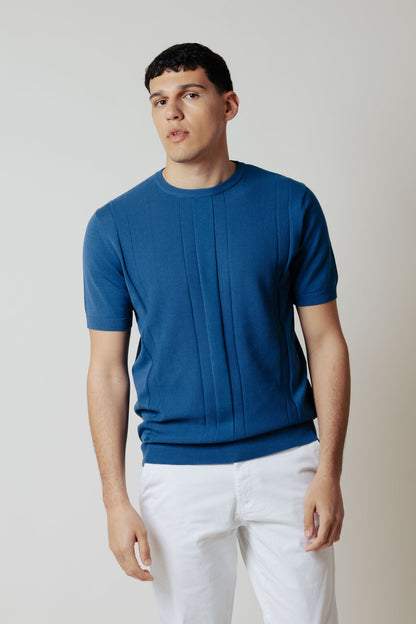 Jersey de manga corta texturizado
