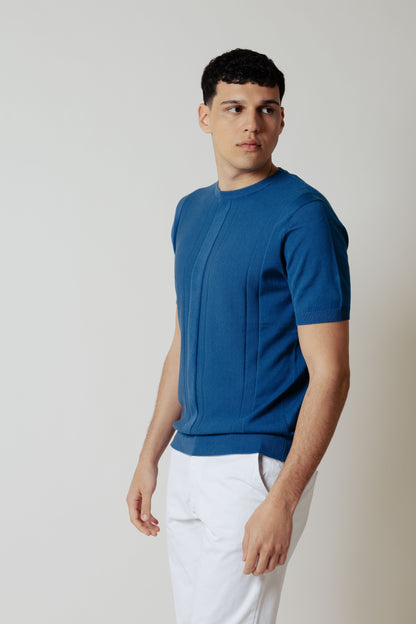Jersey de manga corta texturizado