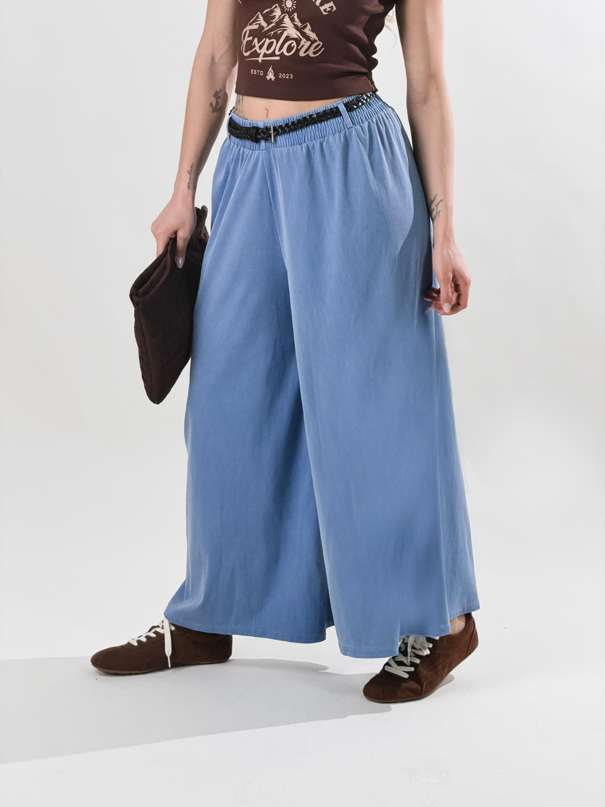 Pantalón Samurai efecto denim