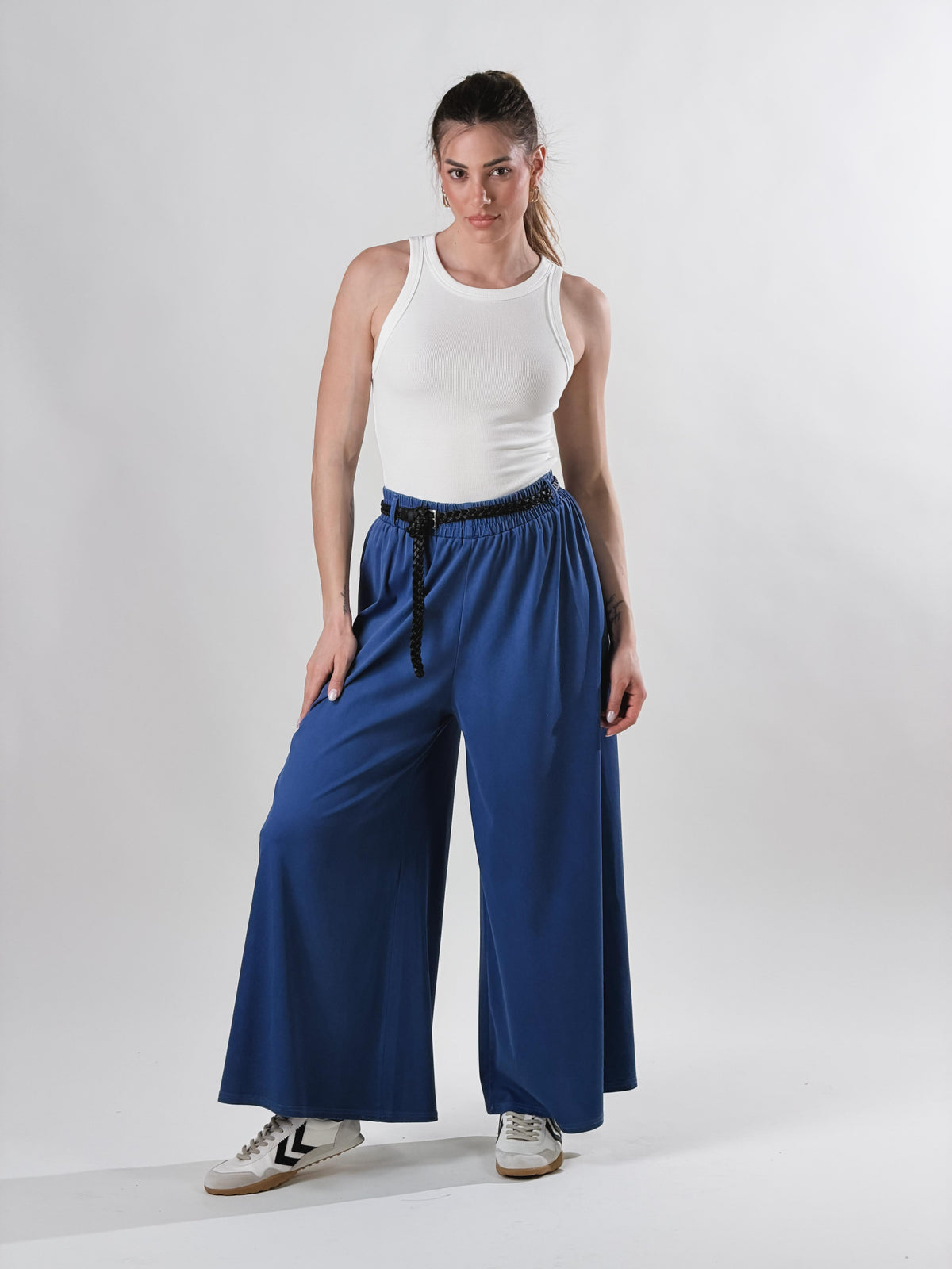 Pantalón Samurai efecto denim