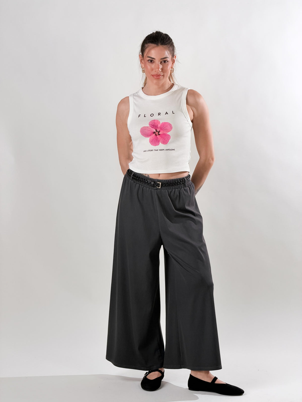 Pantalón Samurai efecto denim