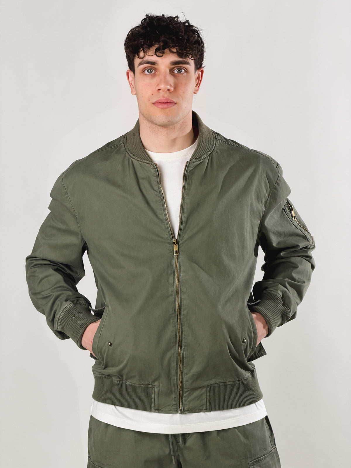 Cazadora Bomber Militar