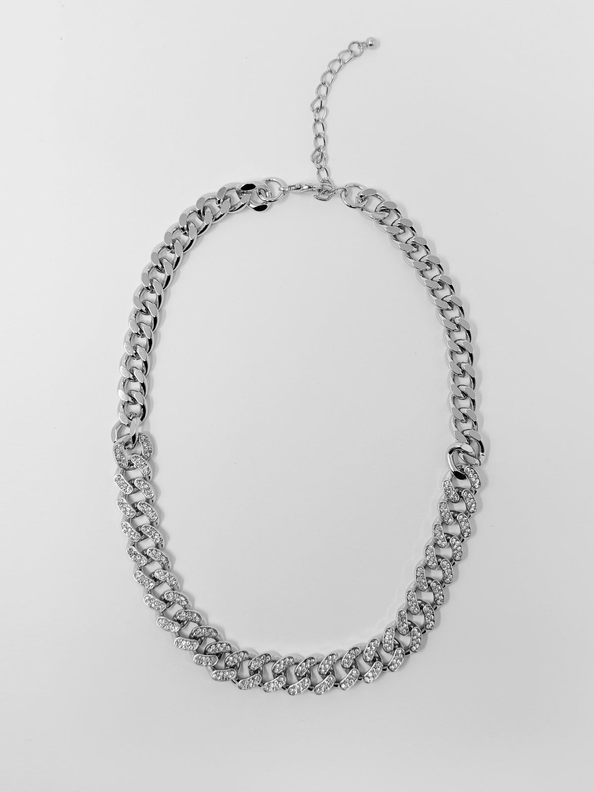 Collar cadena con strass