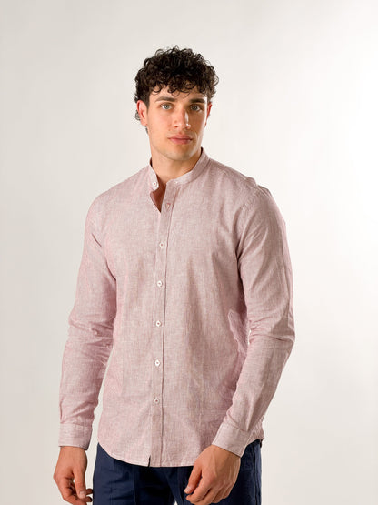 Camisa cuello coreano