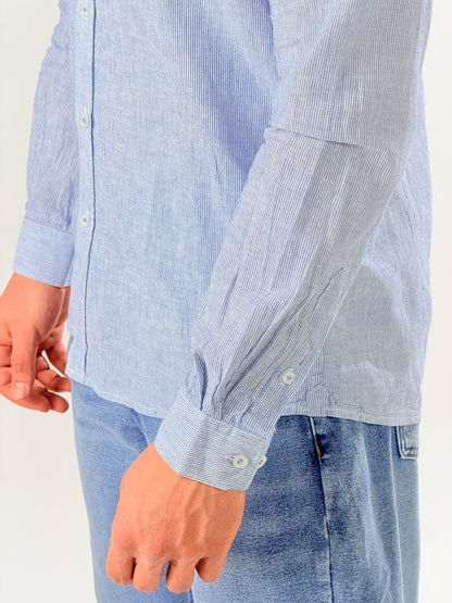 Camisa cuello coreano