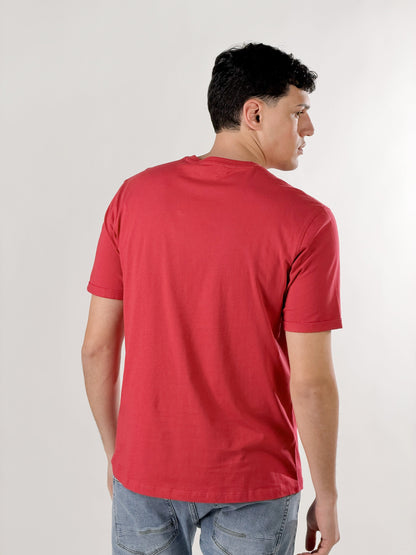 Camiseta cuello redondo fina básica