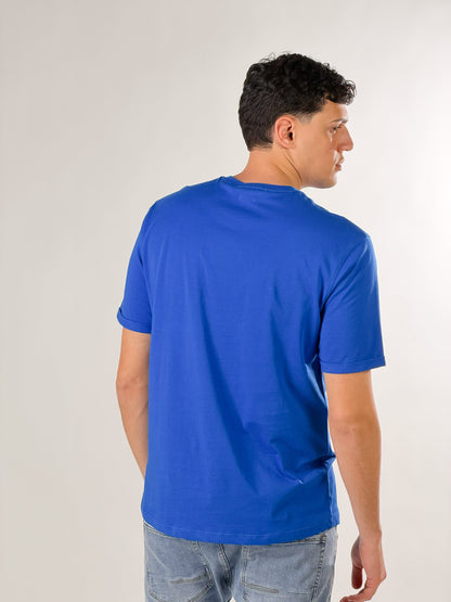 Camiseta cuello redondo fina básica