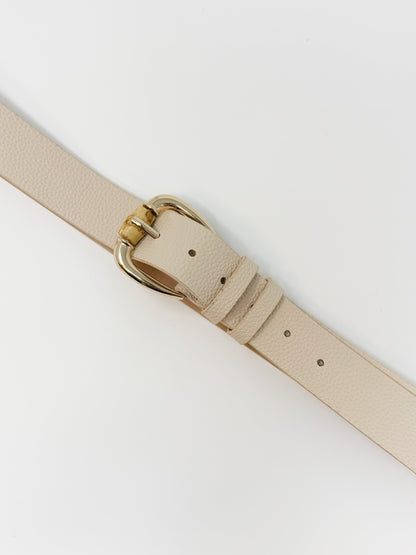 Cinturón con detalle efecto bambú