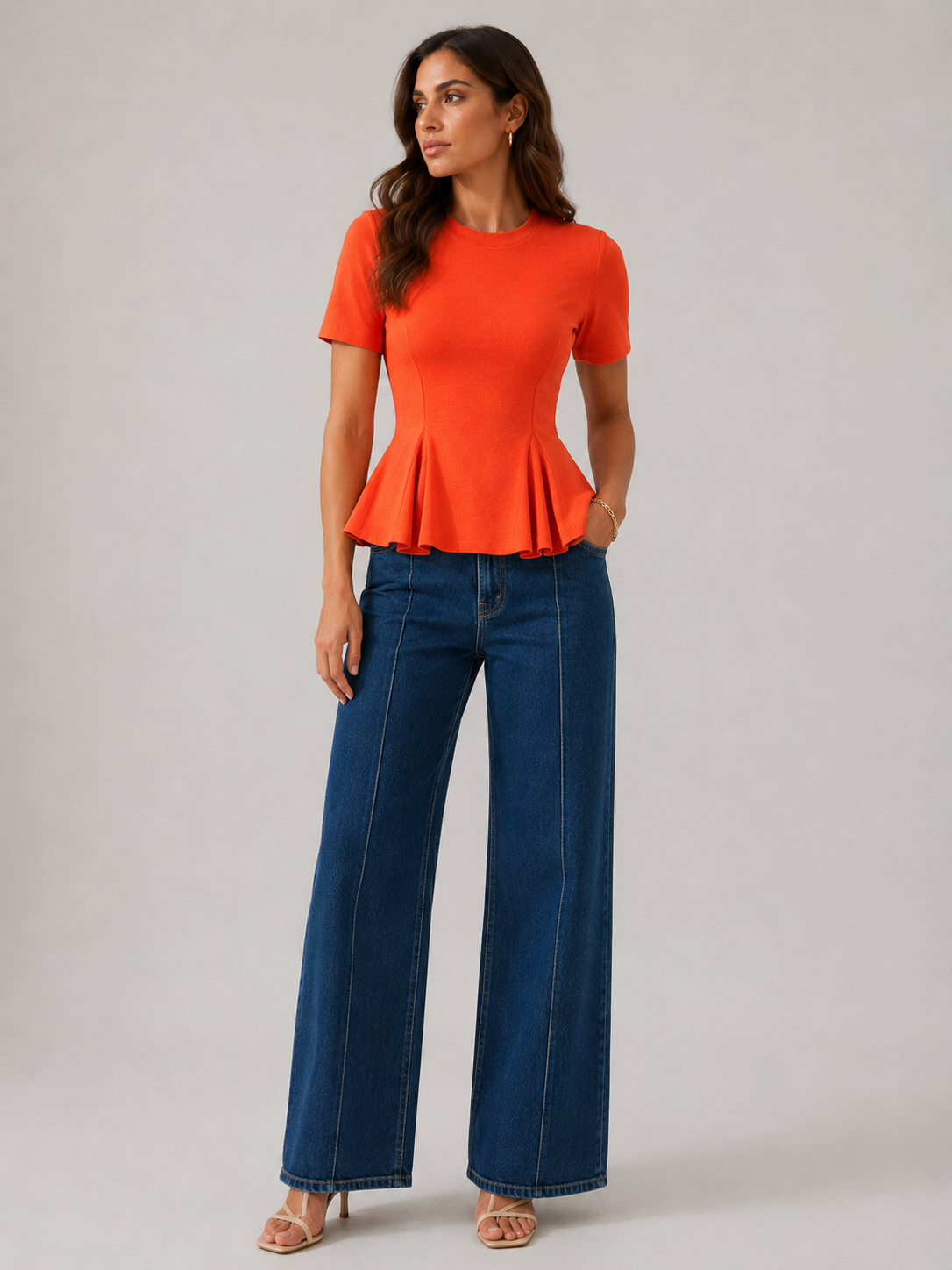 Camiseta con peplum