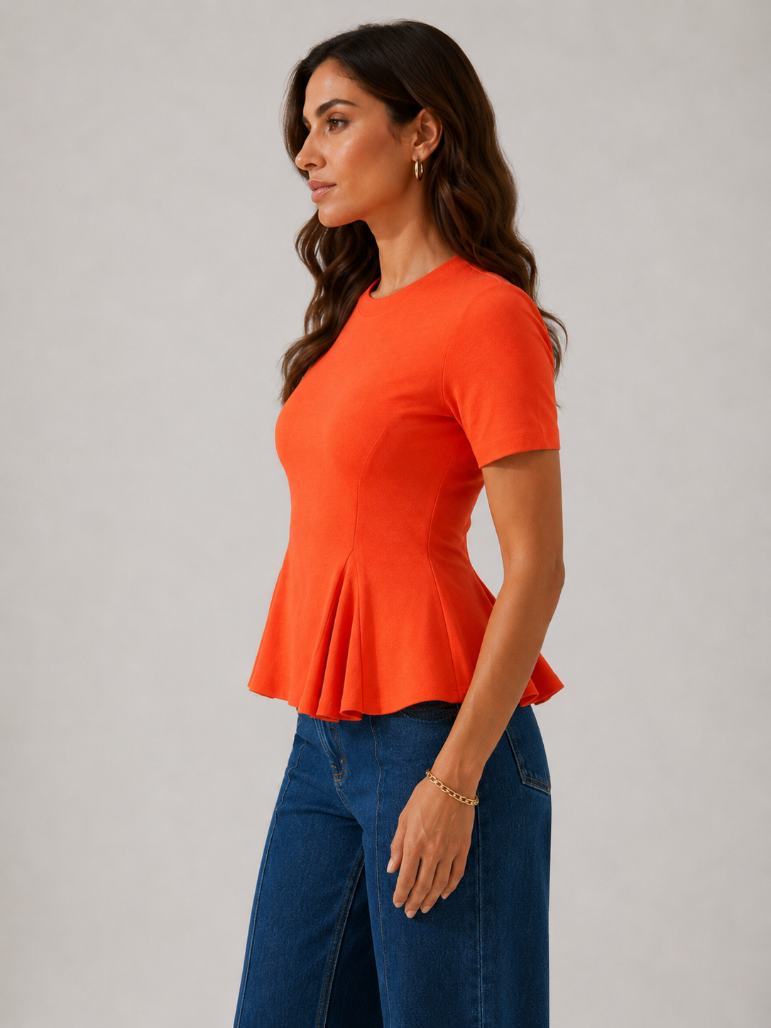 Camiseta con peplum