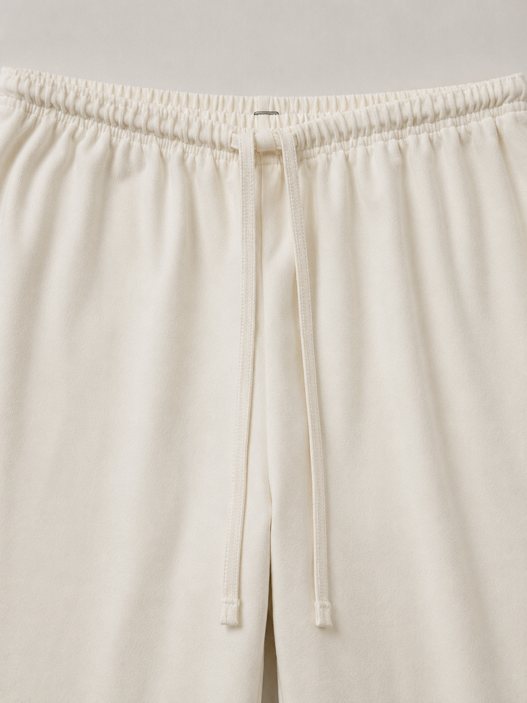 Pantalón jogger de pierna ancha con cordón minimal