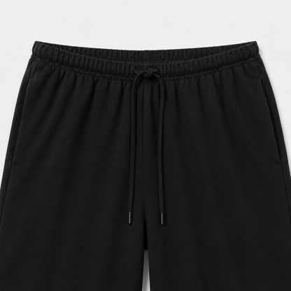 Pantalón jogger de pierna ancha con cordón minimal