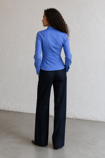 Camisa de algodón stretch