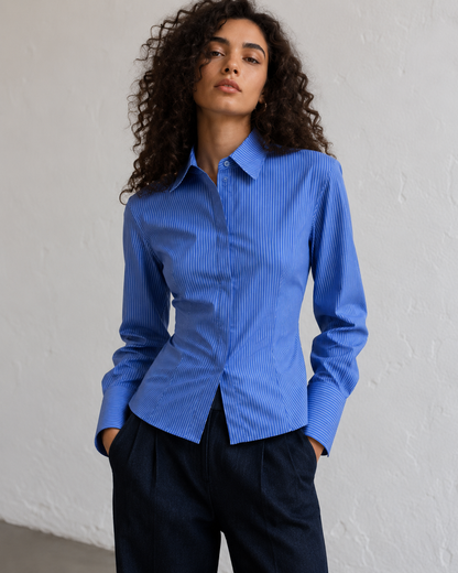 Camisa de algodón stretch