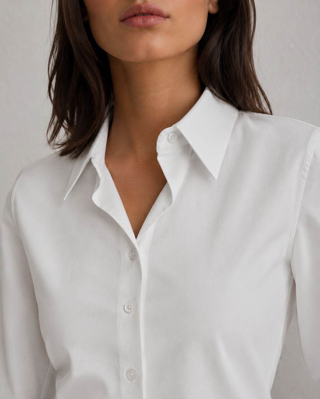 Camisa de algodón stretch