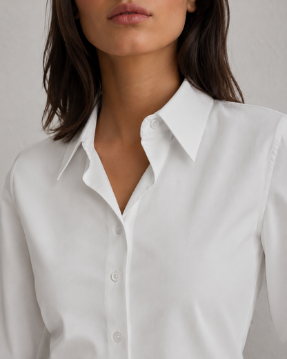 Camisa de algodón stretch