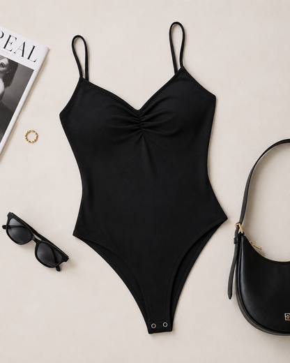 Body bustier con fruncido