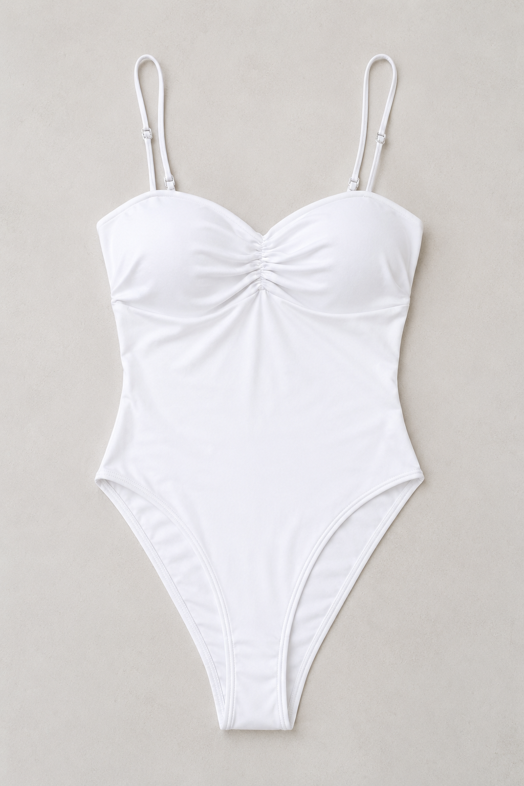 Body bustier con fruncido